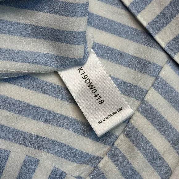 bishop + young White and Blue Tie Front Sundress - Picture 10 of 11